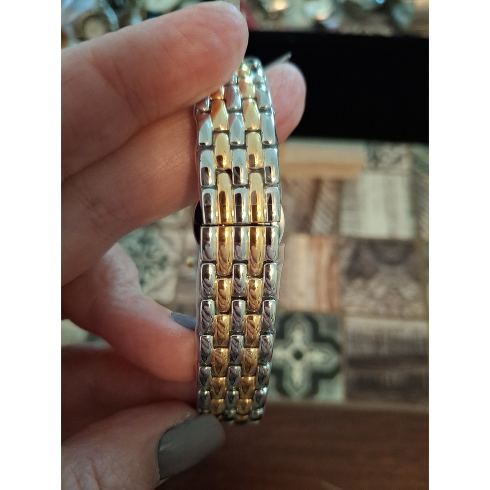 Brand New Holstour Womens Two-Toned Rectangular Watch. Quartz Movement W/ Tools. - Picture 9 of 9